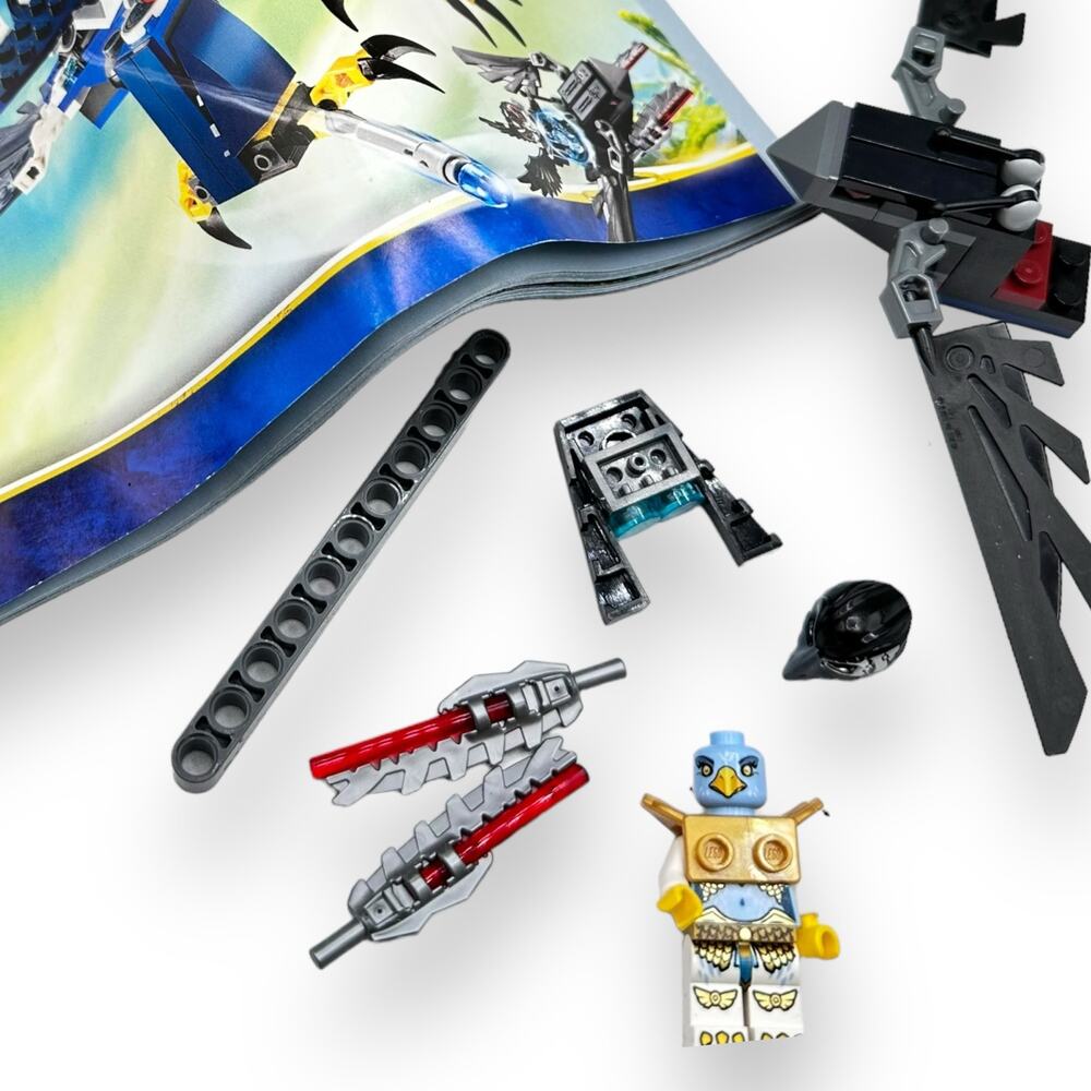 LEGO Chima Eris Eagle Interceptor Mini Figurine Guide and Parts